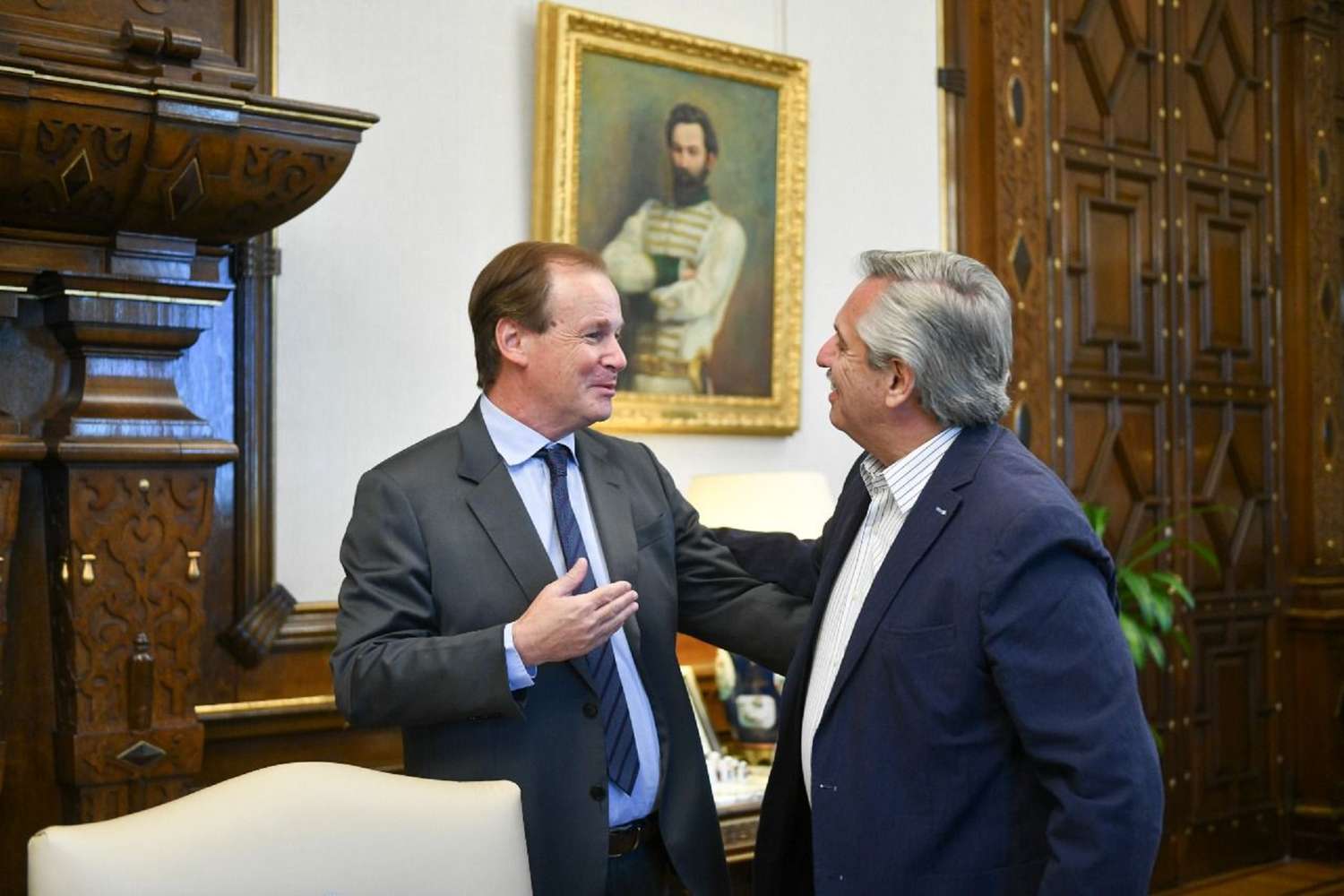 Bordet mantuvo un encuentro con el presidente Alberto Fernández: qué temas abordaron
