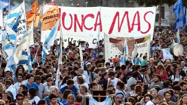 Se realizan marchas en distintos puntos de la Ciudad de Buenos Aires por el Día de la Memoria