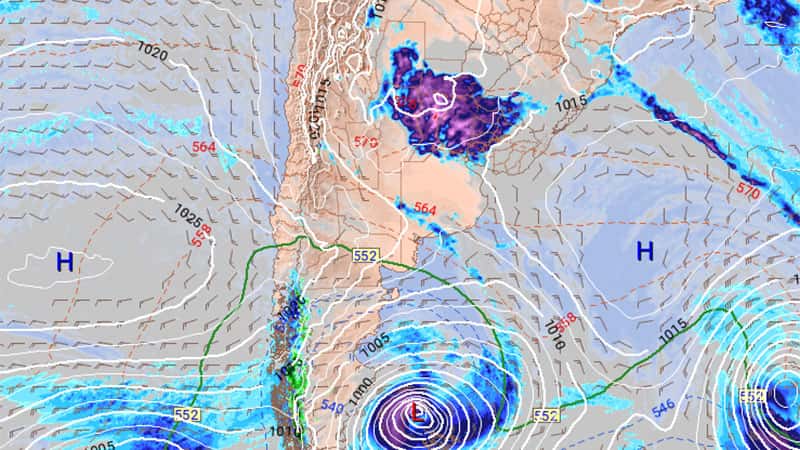 Alertan que Entre Ríos estará otra vez en el centro de un frente de tormentas