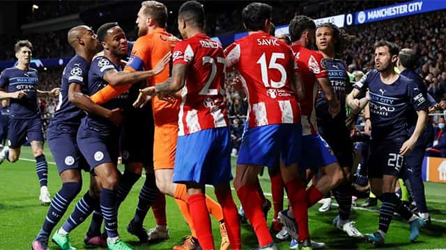 Manchester City - Atlético: incidentes, cruce de Guardiola con De Paul y la frase picante de Simeone
