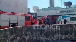 Alarma en el hospital San Martín por incendio de caldera: están los bomberos