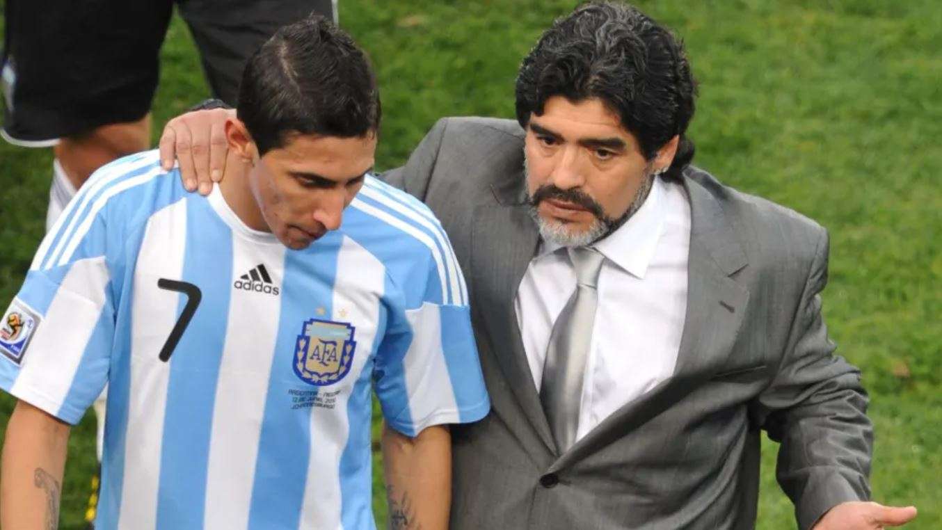 La comparación que hizo Buffon entre Di María y Maradona