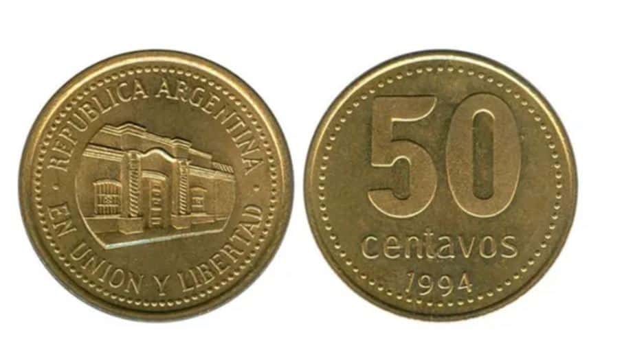 Cuáles son las monedas de 50 centavos que se venden por casi 5 mil pesos