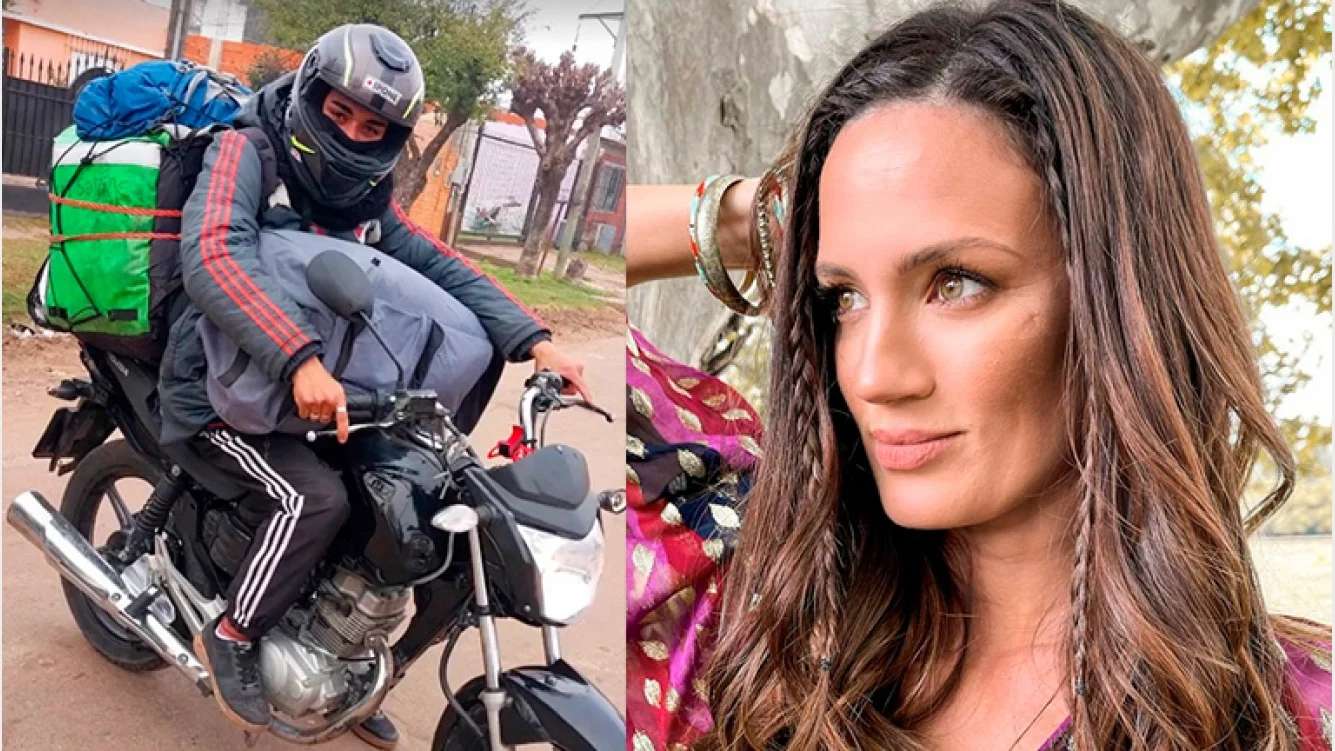 Paula Chaves encontró al motoquero que la ayudó con sus hijos y realizó un pedido especial