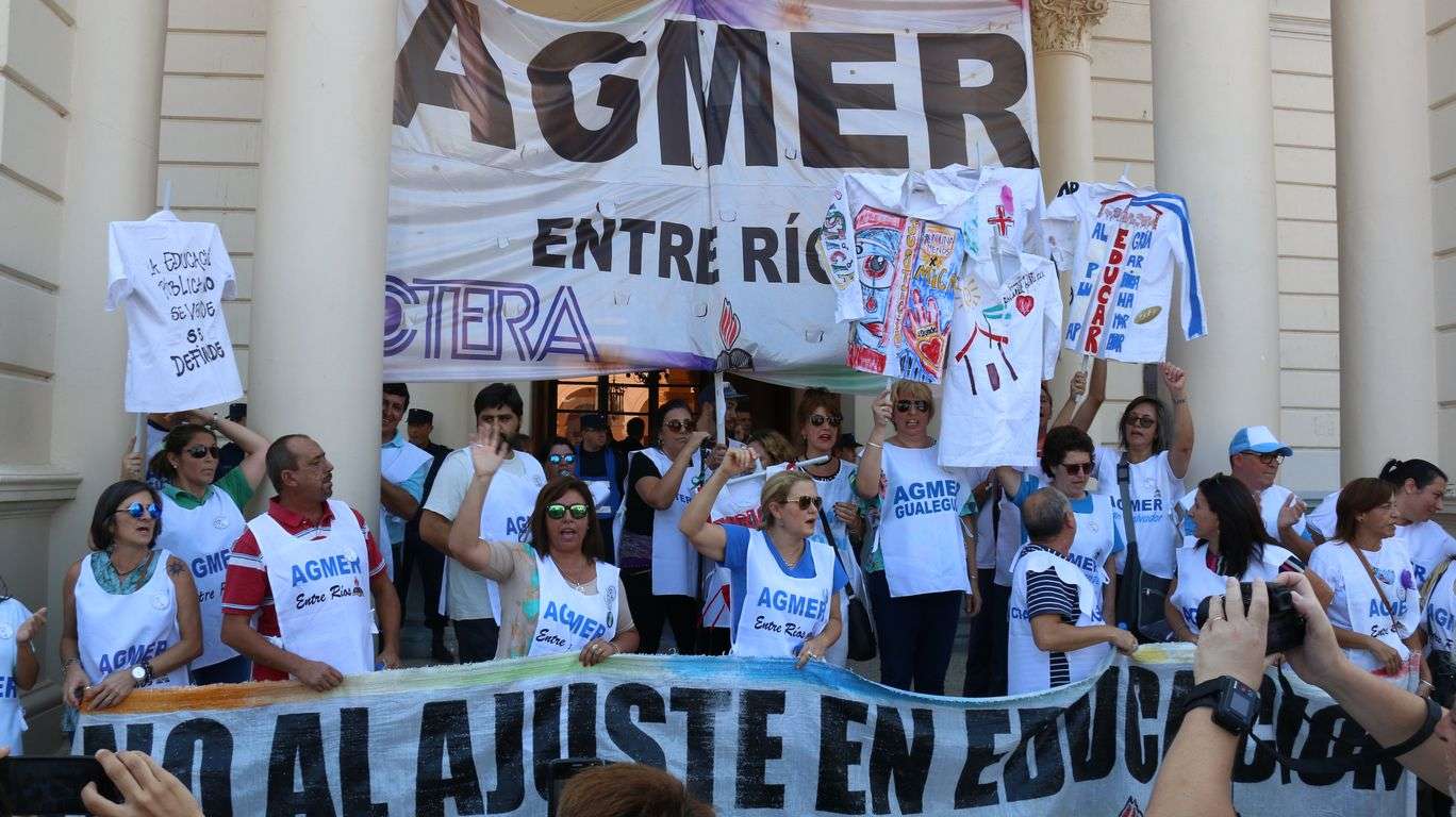 En Entre Ríos no descontarán el paro docente por la "criminalización de la protesta"