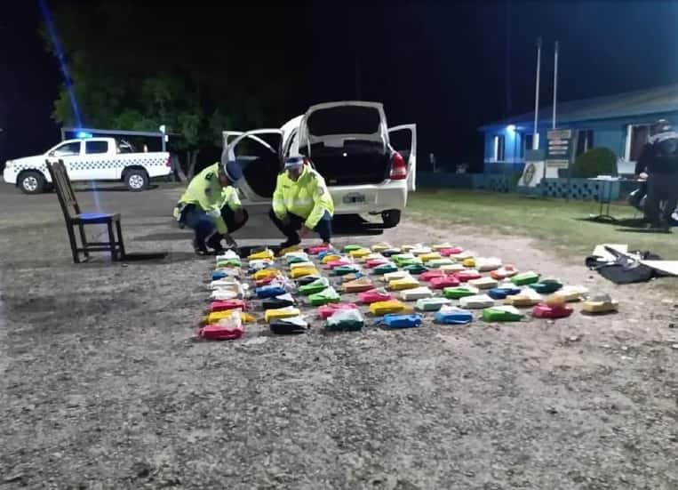 Incautaron casi 90 kilos de cocaína en uno de los ingresos a Entre Ríos