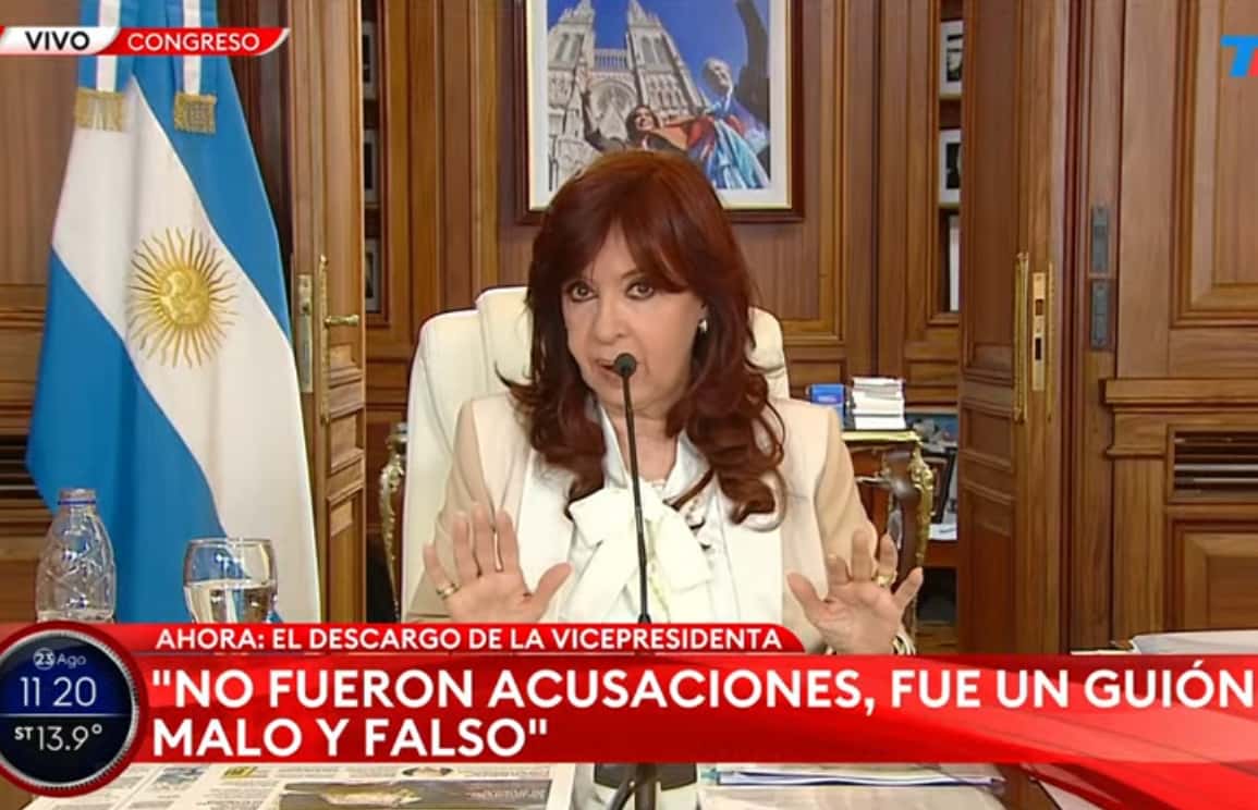 Habla Cristina Kirchner, en vivo: su descargo tras los 12 años de cárcel que pidió el fiscal Luciani