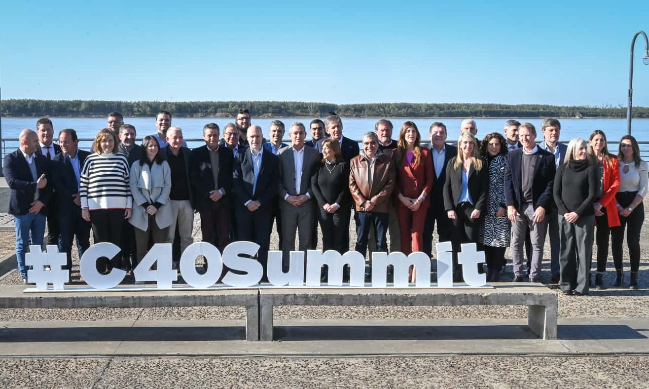 Rodríguez Larreta se reunió con Raúl Casali y otros 34 intendentes de cara a la Cumbre Mundial de Alcaldes de C40
