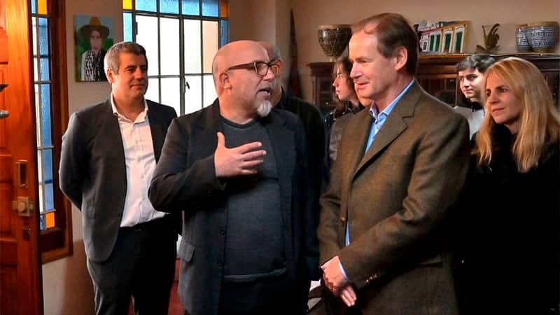 Gustavo Bordet acompañó en el último adiós a la familia de Domingo Liotta