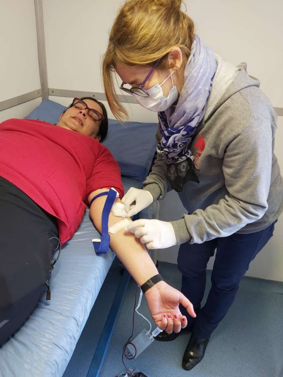 Se realizó con éxito una colecta de sangre en Pueblo Belgrano