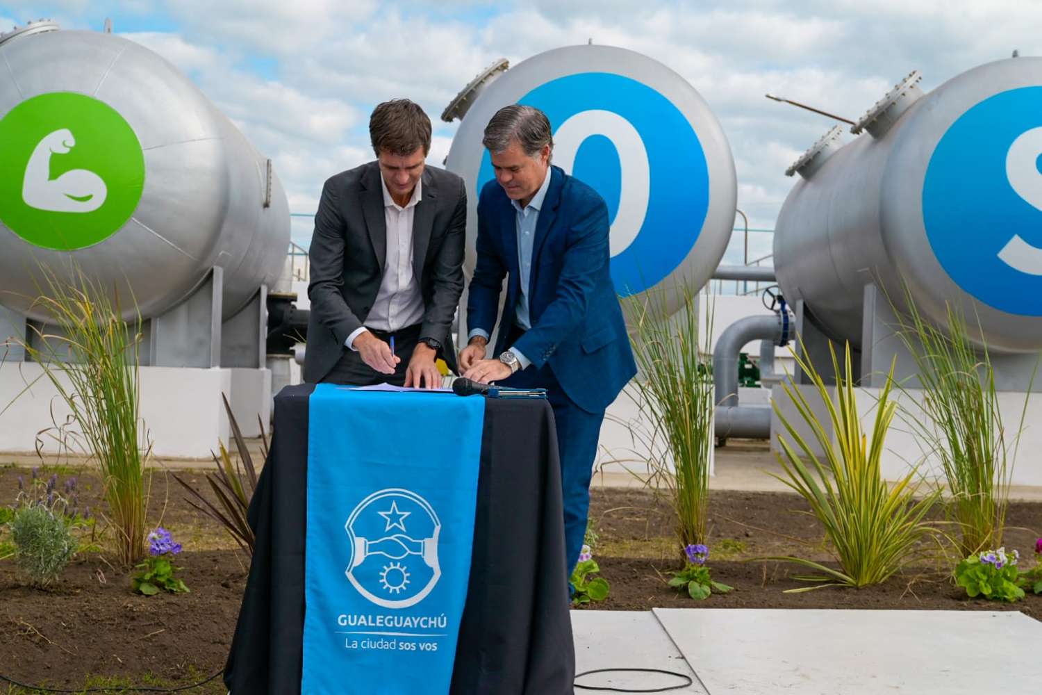 Piaggio y Cresto presentarán la ampliación de la nueva planta potabilizadora de agua