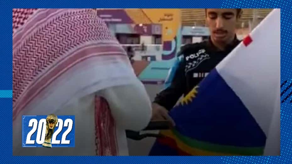 La policía de Qatar confundió una bandera de Brasil con la del Orgullo Gay