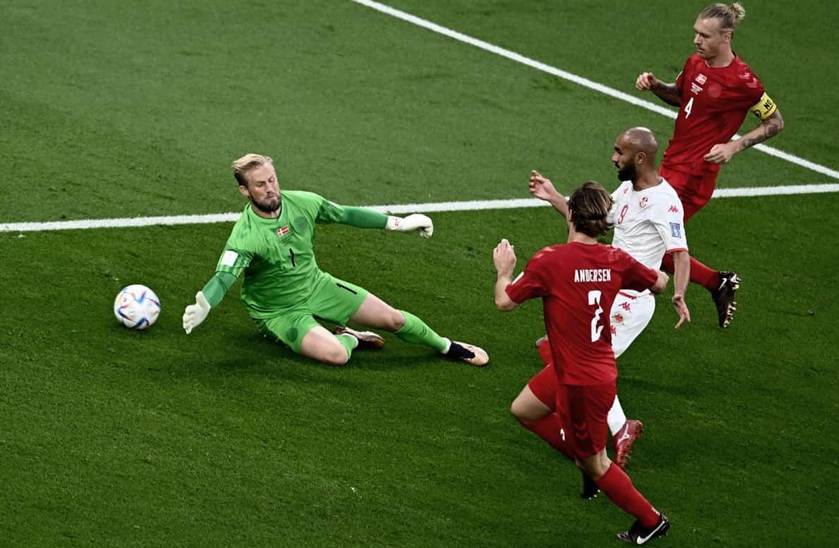 Dinamarca no pudo con Túnez: fue 0 a 0 en la apertura del Grupo D