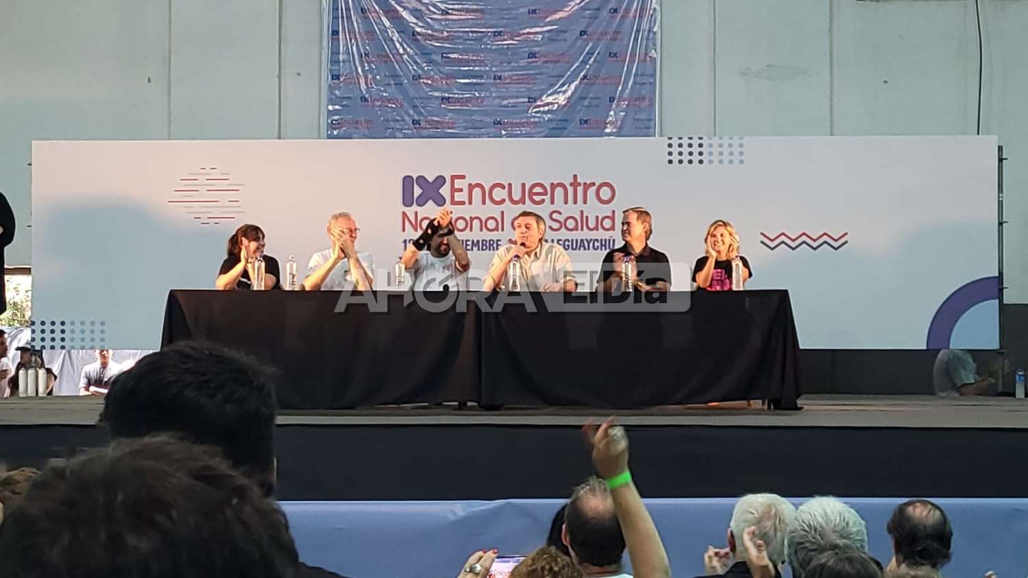 Con un discurso militante, Máximo Kirchner participo del Congreso Nacional de Salud en Gualeguaychú