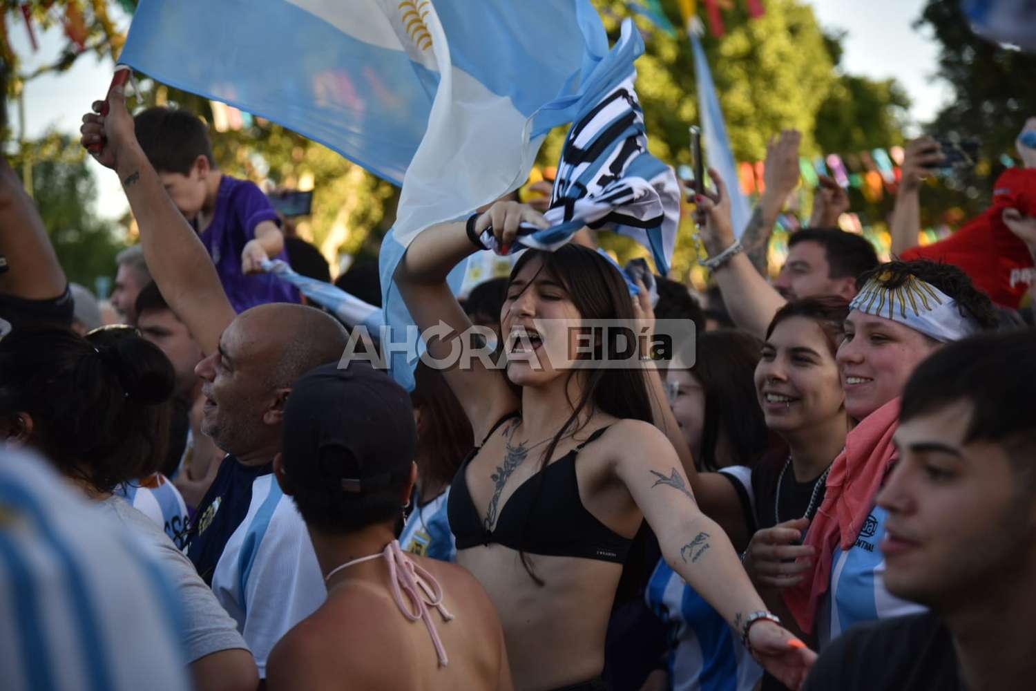 Argentina finalista de Qatar 2022: las mejores fotos de los festejos en Gualeguaychú