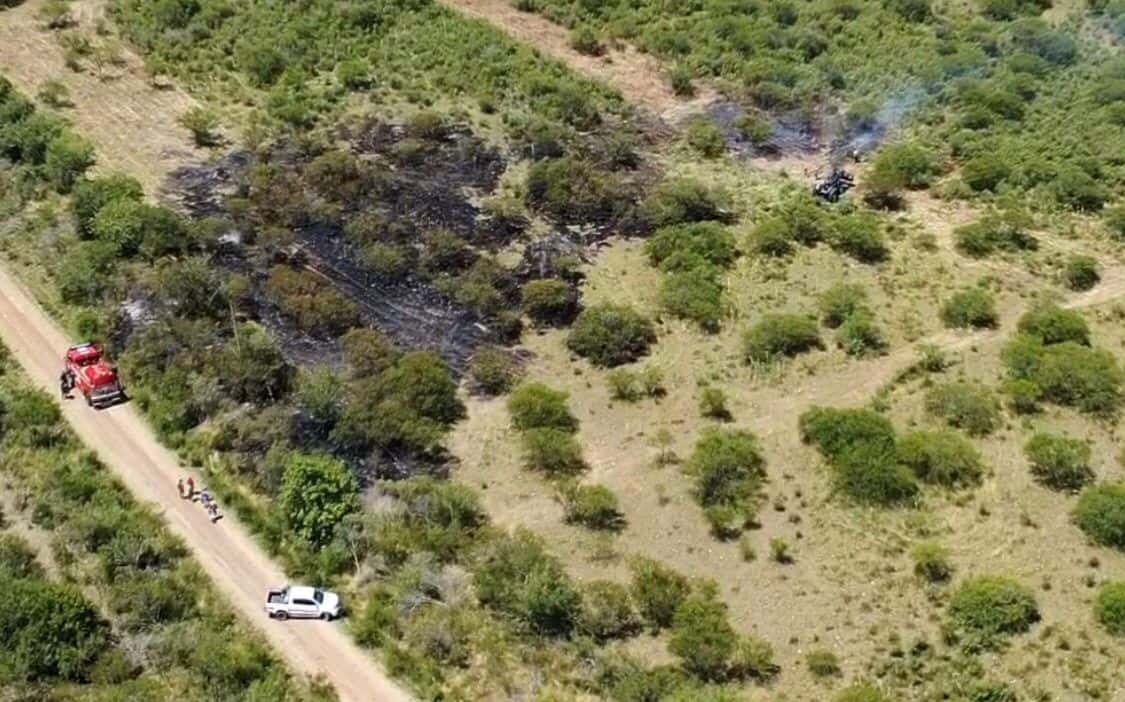 Se incendió un campo en la Reserva Estancia Las Piedras: fue sofocado por los Bomberos