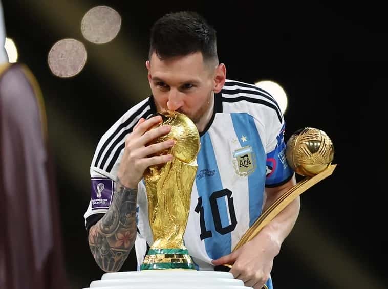 La foto que todos queríamos ver: Gracias Messi
