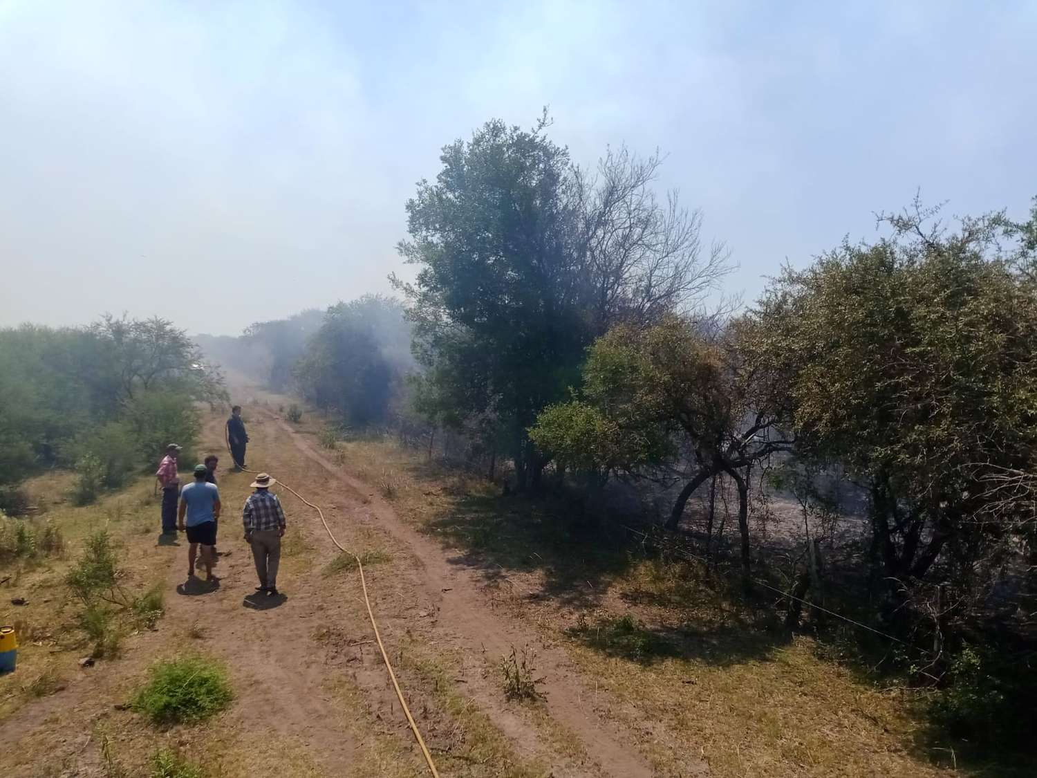 Se incendió un monte nativo en Gualeguaychú: 10 hectáreas afectadas