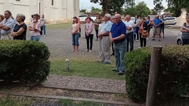En una parroquia entrerriana elevaron plegarias durante tres días para pedir que llueva