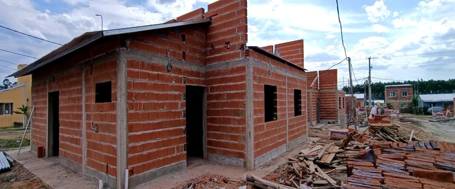 Construyen más de 1350 nuevas viviendas para responder a la demanda de los entrerrianos