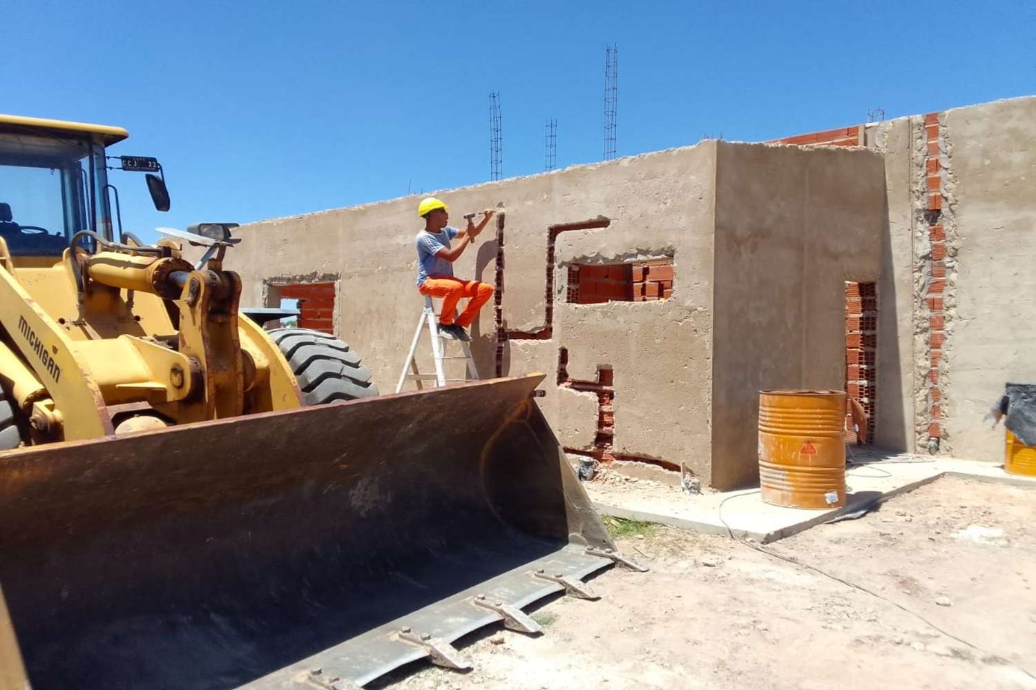 Avanzan a buen ritmo las 40 viviendas que se construyen en Urdinarrain