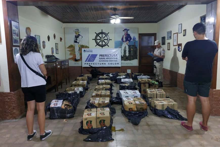 Operativo en Colón: intentaban contrabandear mercadería por más de dos millones de pesos