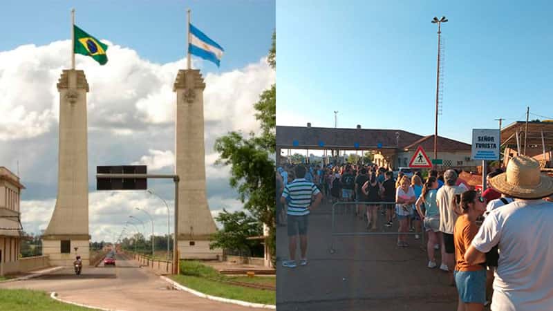 Cruce a Brasil: restringen el tránsito en el puente Paso de los Libres- Uruguayana