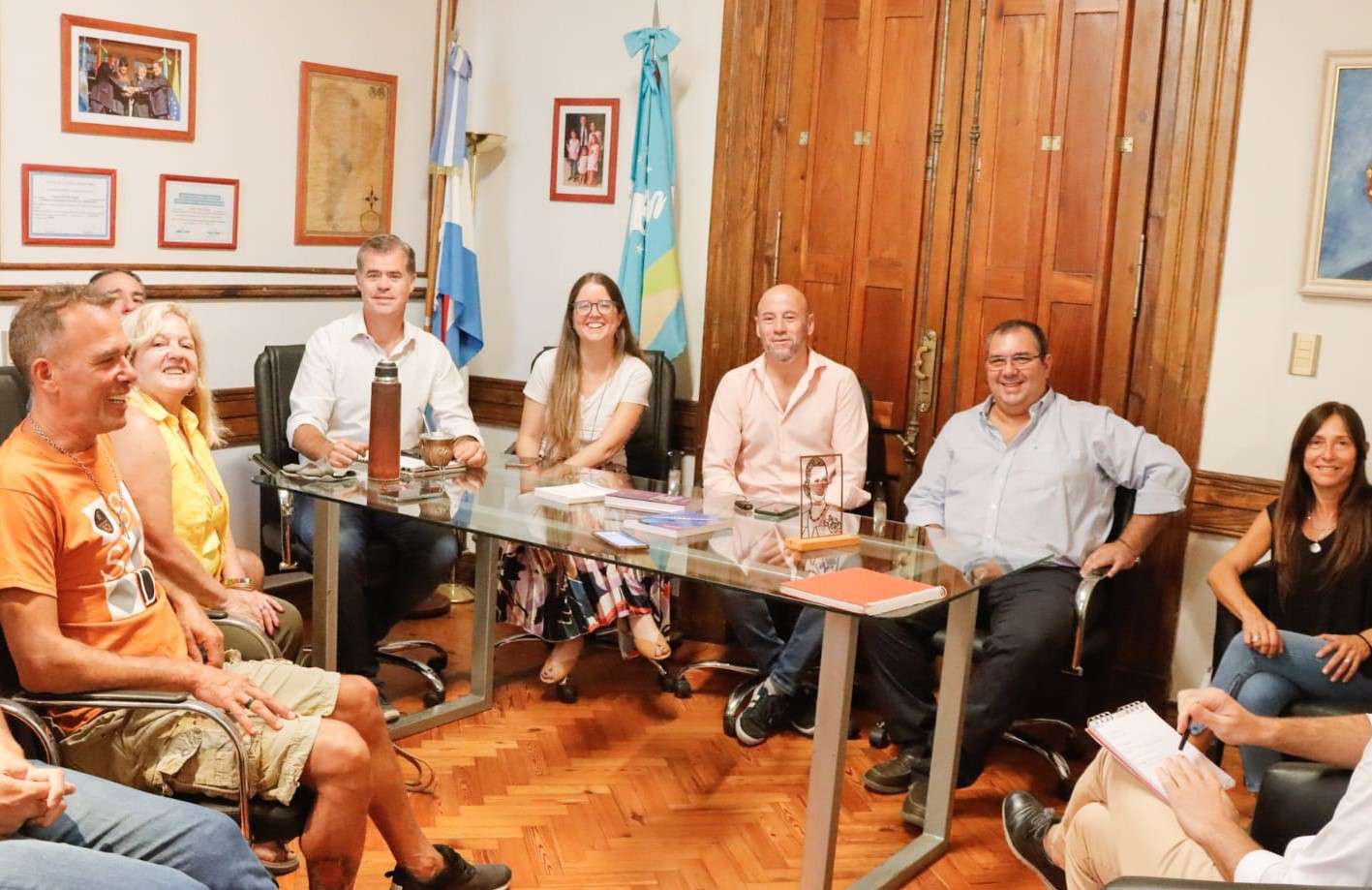El intendente Piaggio se reunió con representantes de la Asociación de Hoteleros y Gastronómicos