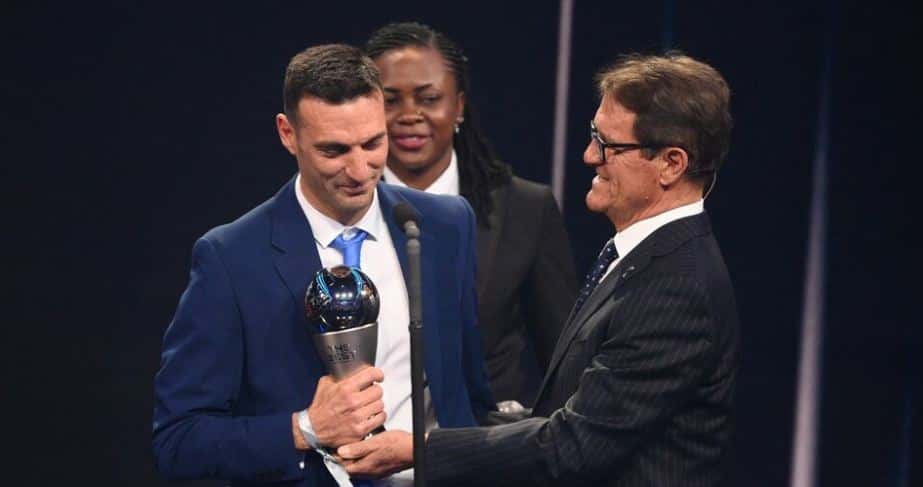Premios FIFA The Best, Scaloni se sumó a Dibu Martínez y ganó el Mejor Entrenador 2022