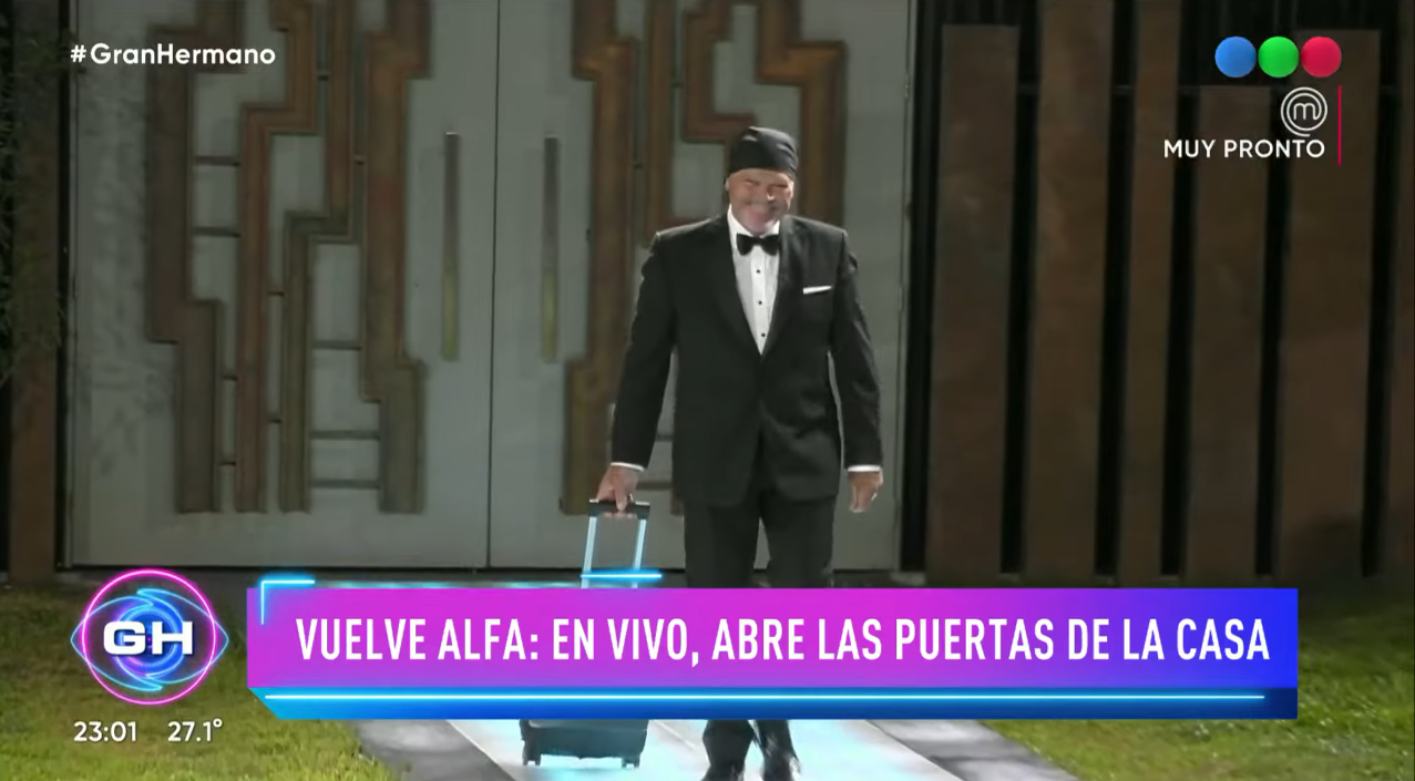 Alfa volvió a entrar a Gran Hermano con una valija misteriosa: ¿Qué hizo?