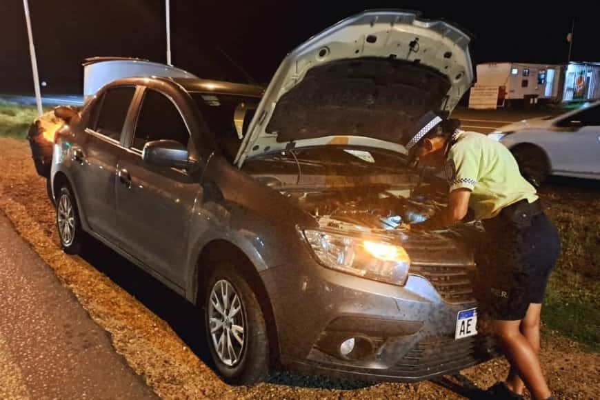 Viajaban desde Tierra del Fuego y la Policía entrerriana encontró irregularidades en su vehículo