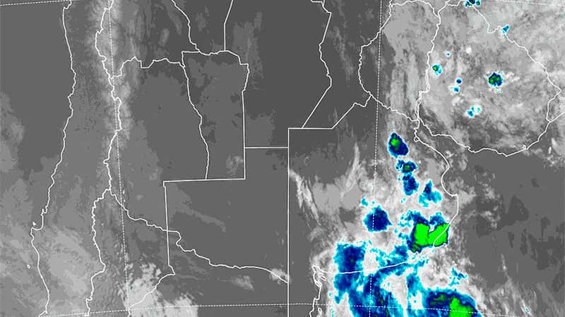 Ocho provincias, incluida Entre Ríos, con alertas por lluvias y tormentas