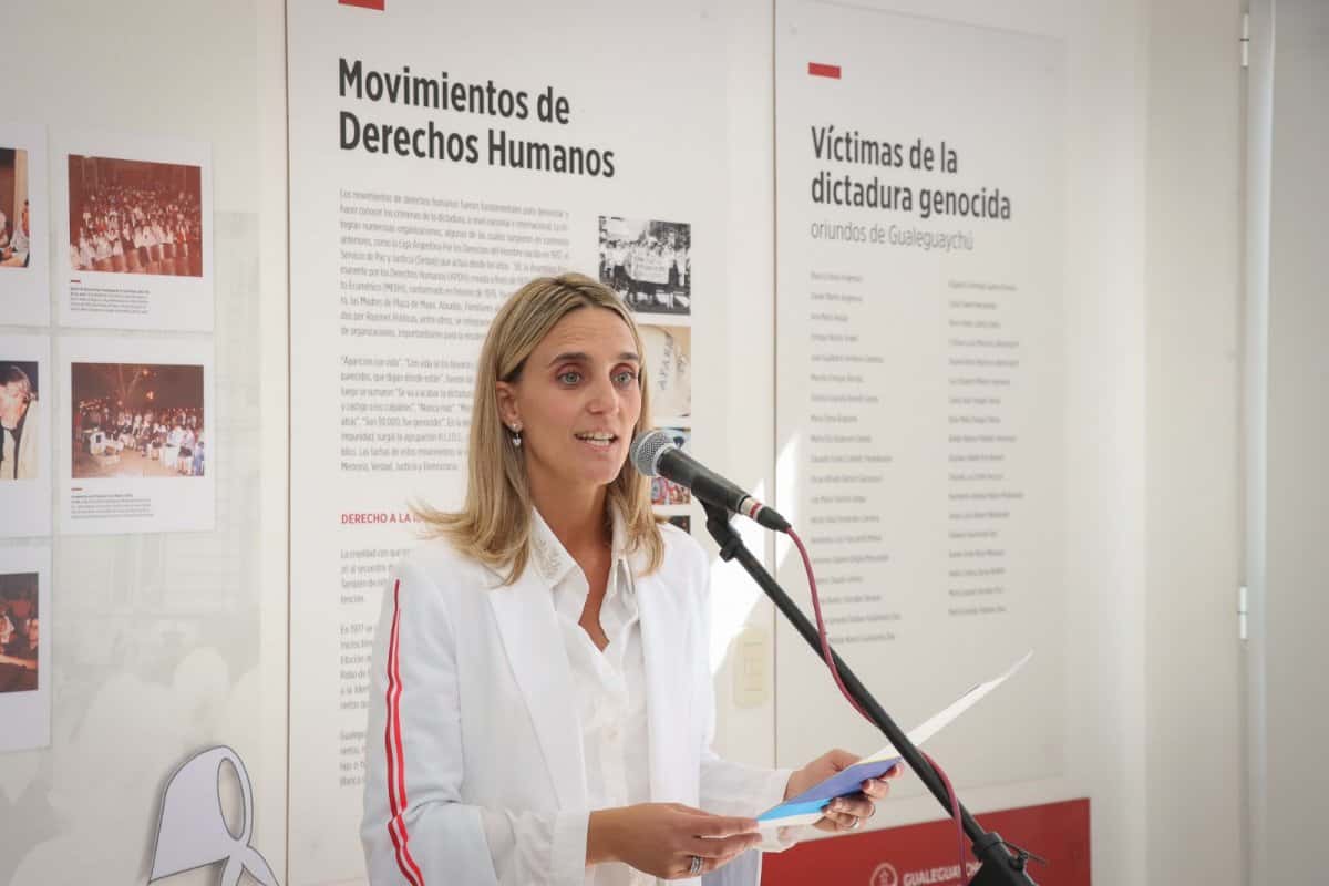 Inauguraron la muestra Memoria, Verdad y Justicia en PAMI Gualeguaychú