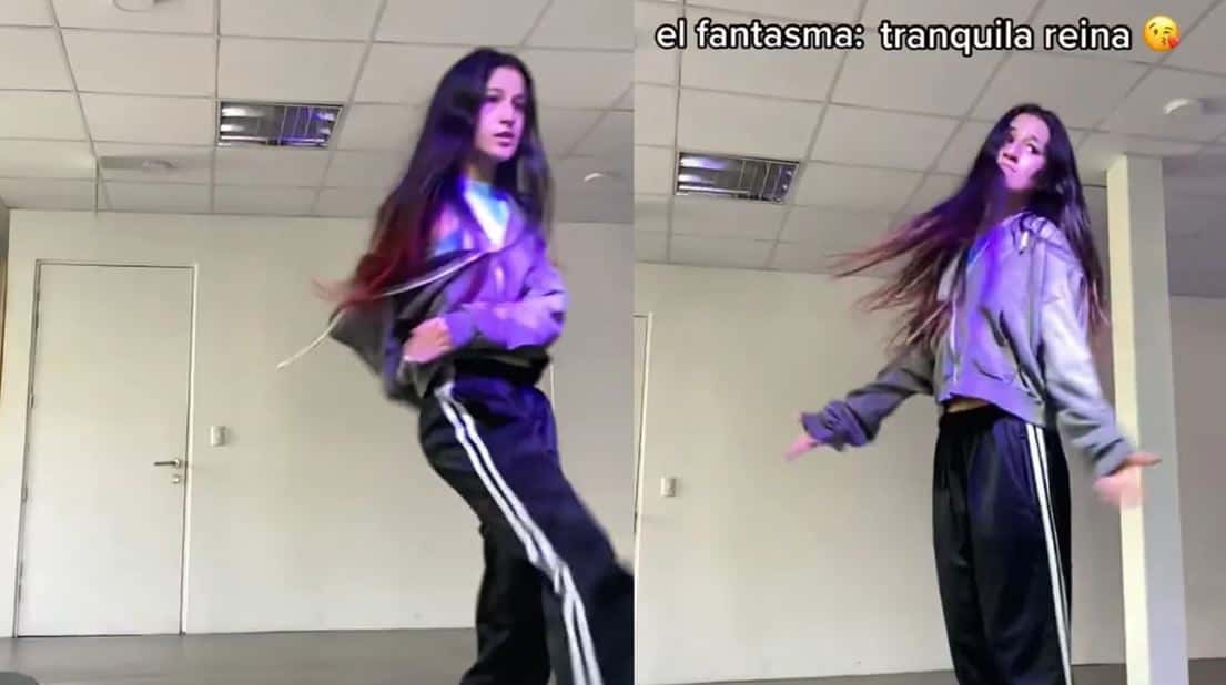 VIDEO: Una chica vivió una situación paranormal mientras ensayaba una coreografía