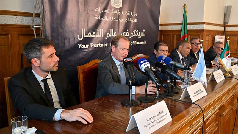 Bordet propuso un acuerdo con Argelia para incrementar las exportaciones