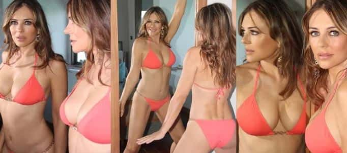 Las Impactantes Fotos De Elizabeth Hurley Posando En Bikini A Sus 57 Años El Día De Gualeguaychú 2750