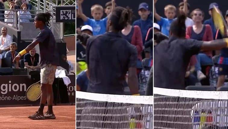 Otro gesto antideportivo sacudió al mundo del tenis: destrozó su raqueta contra la silla del juez y fue descalificado