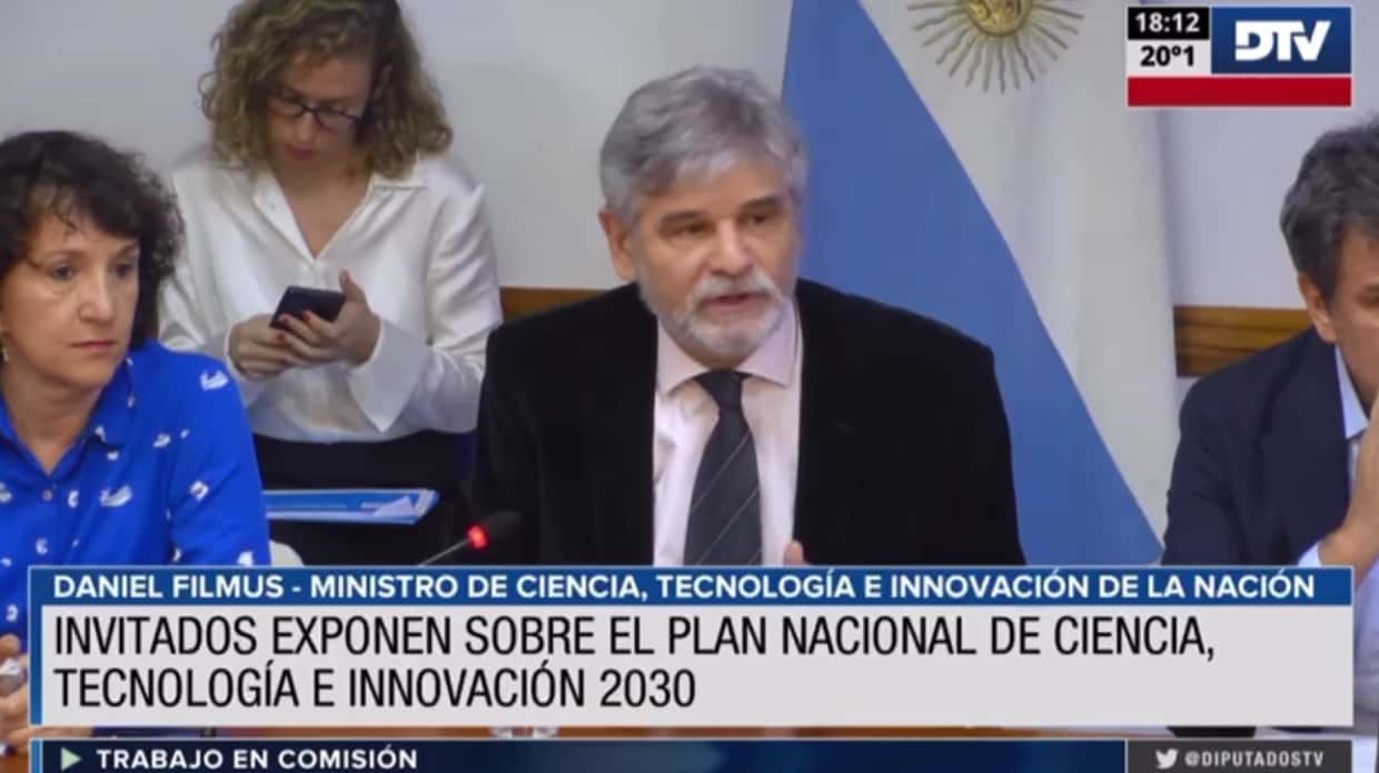 El Ministro Filmus respaldó el "Plan Nacional de Ciencia, Tecnología e innovación 2030"