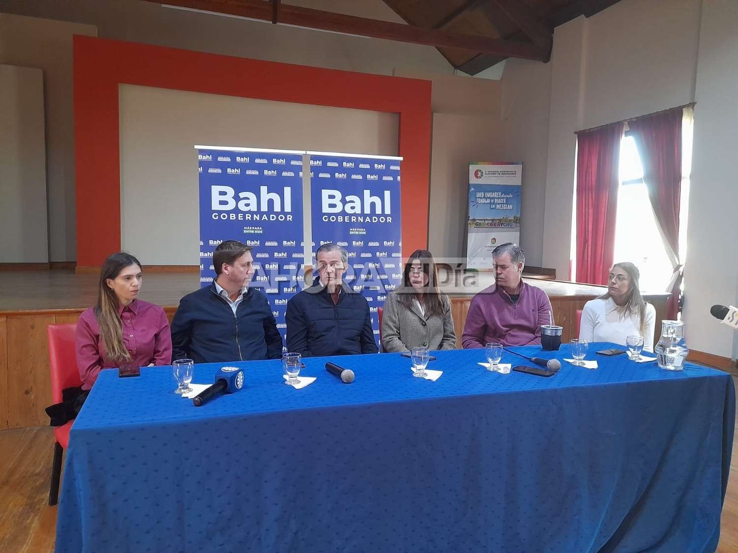 De campaña en Gualeguaychú, Bahl afirmó que “Entre Ríos es una provincia ordenada”