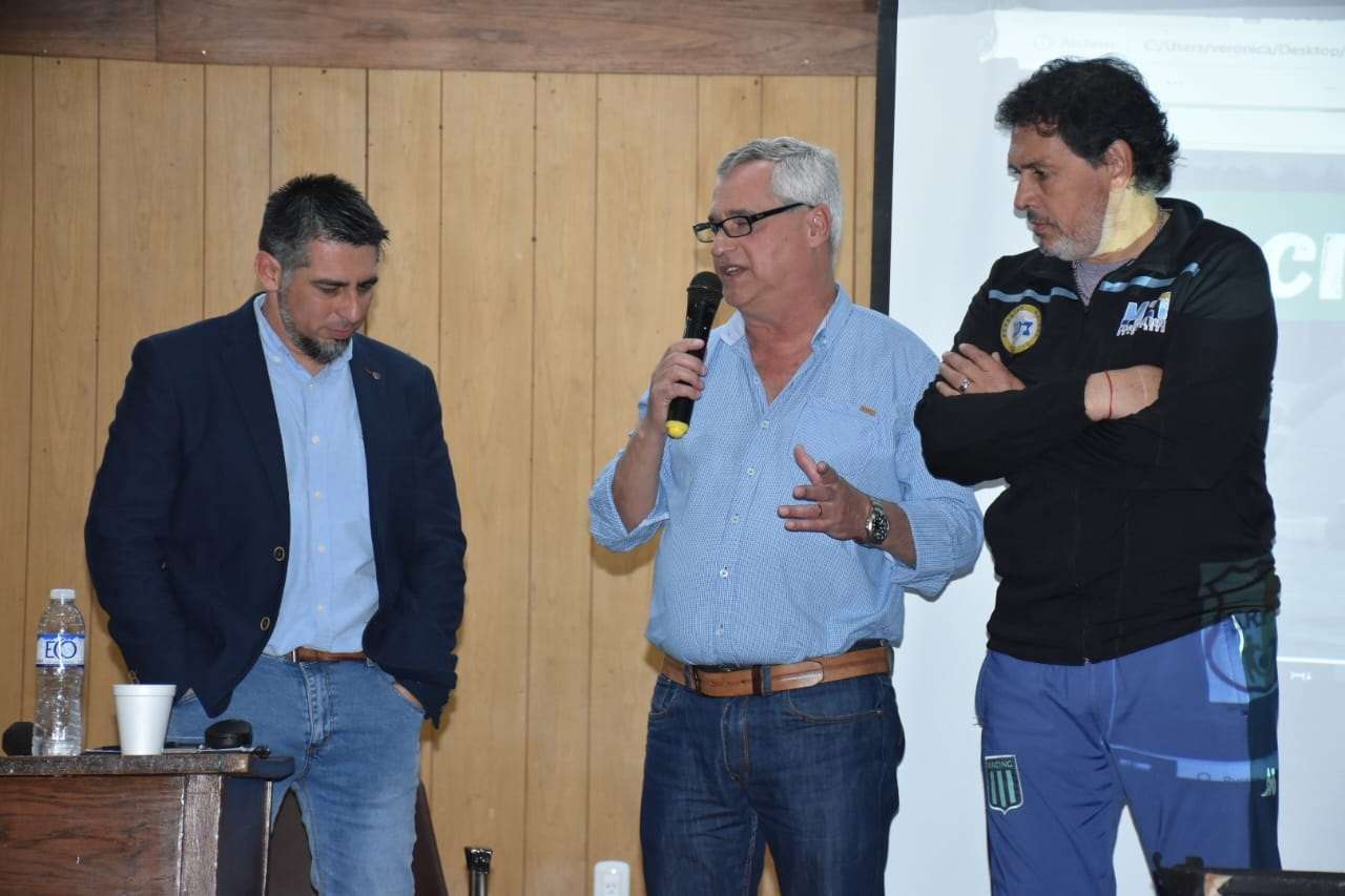 Pablo Echandi, Gabriel Rosconi e Ítalo Ortiz realizaron un encuentro sobre discapacidad
