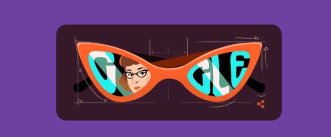 Altina Schinasi la creativa detrás de los anteojos “ojo de gato” que homenajea Google