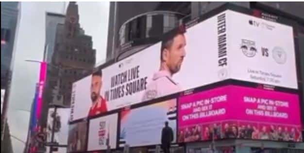 La locura por Messi llega a Time Square, donde transmitirán gratis el partido del ídolo argentino
