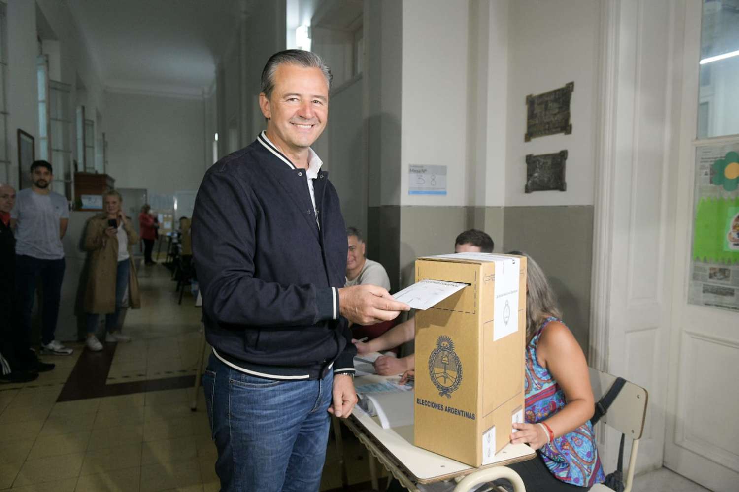 El candidato de Unión por la Patria, Adán Bahl, votó y destacó la jornada democrática