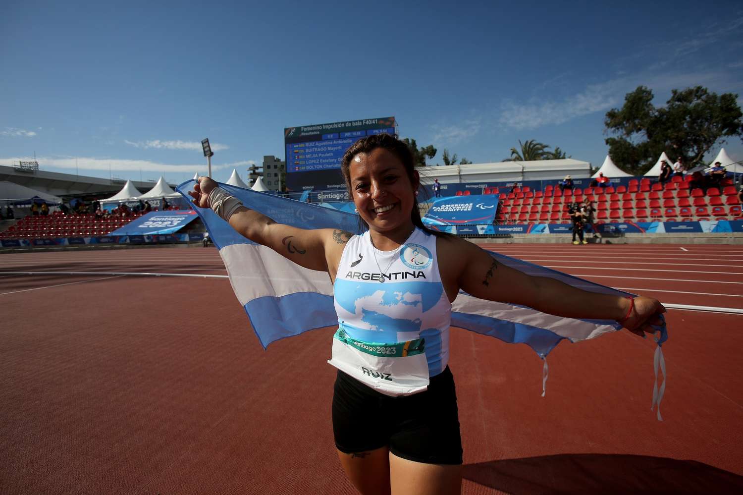 Antonella Ruiz Díaz ganó medalla de oro en Bala con récord panamericano