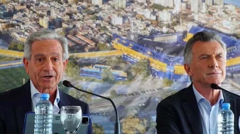 Andrés Ibarra y Mauricio Macri anunciaron su fórmula para las elecciones en Boca