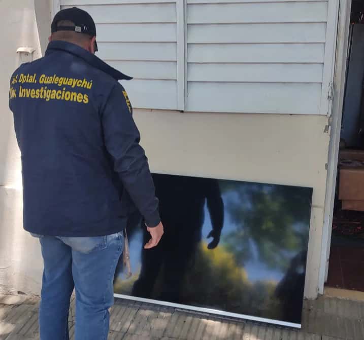 Inseguridad en Gualeguaychú: Le entraron a la casa y le robaron el televisor