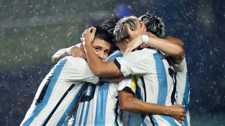 Sub 17: Argentina goleó a Venezuela y enfrentará a Brasil
