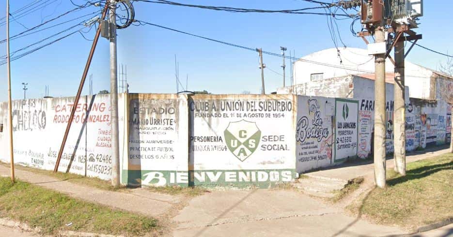 El Club Unión del Suburbio está en la zona sur de la ciudad, a pocas cuadras detrás del Corsódromo.