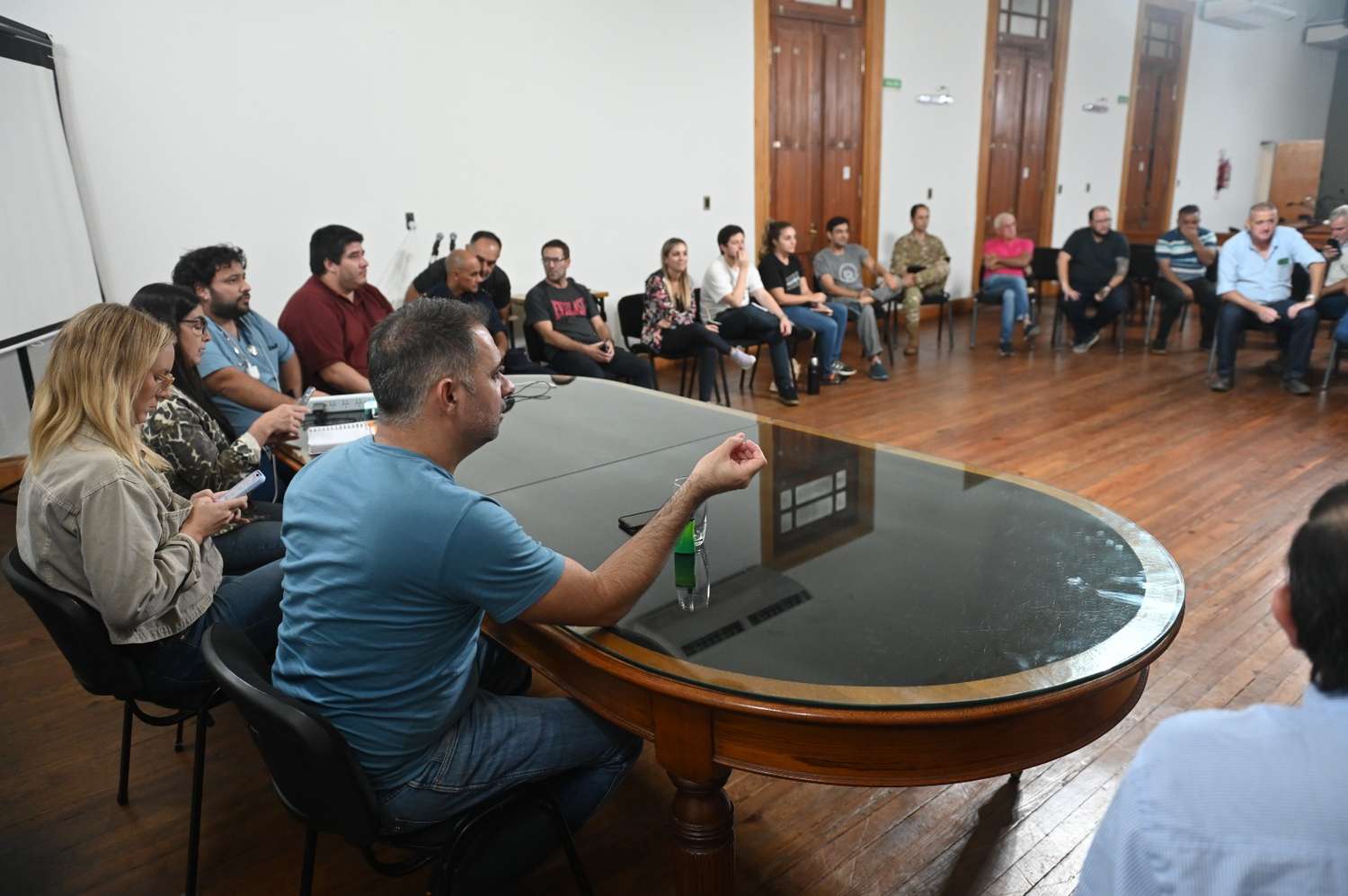 Crecida del río Gualeguaychú: El Comité de Crisis evaluó la situación de la ciudad