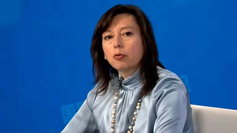 Julie Kozack, la portavoz del Fondo Monetario Internacional